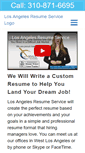 Mobile Screenshot of laresumeservice.com
